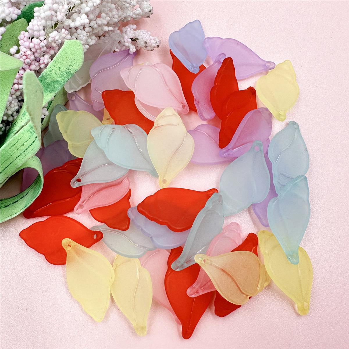 

Матовый акриловый листовой материал для украшений прозрачный DIY ручная работа DIY головной убор шпилька 50 шт. бусины бисерные 15 * 26,9 мм бусины разноцветный