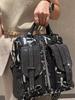 New Luxury Designer Sequin Women Shoulder Bag Multi Functional Backpack with Bright Film Letters Trendy Shiny Diamond Handbag