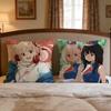 Anime Lycoris Recoil Cushion Cover 1Pcs Decorative Covers Soft Cushion Case For Sofa Couch Decor 40X40 45X45 Pillowcases