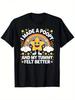 Unisex's Summer Short Sleeve English Letter Graphic Print T-Shirt