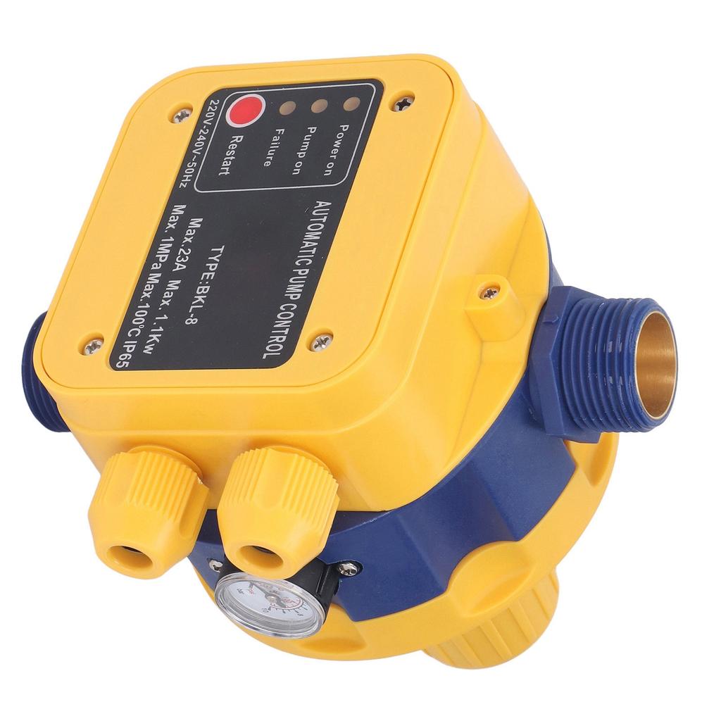 Automatischer Wasserpumpenregler Elektronischer Druckschalter 145PSI Einstellbarer Mangelschutz