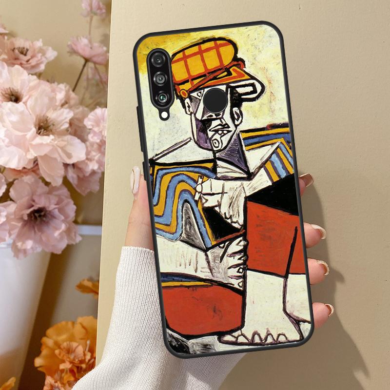 Picasso Abstract Art Painting For Huawei Nova 11 Pro 9 10 SE Y70 Y60 Y90 Y61 Y91 Y73 Y72 12s 12i 11i 8i P30 P40 Lite Case