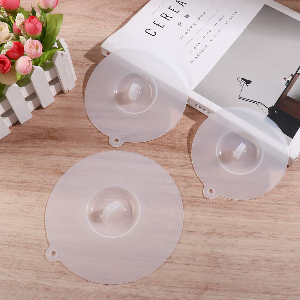 For Glass Mugs Leakproof Heat-resistant Fresh Keeping Lids Bowl Cover Cup Cover Cup Seals Cup Lids