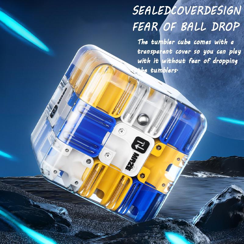 3D Maze Magic Cube Puzzle Toy Kid Labyrinth Rolling Ball Transparent Intelligen Cube Logical Thinking Antistress Education Toy