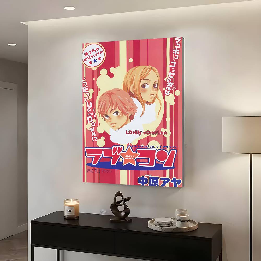 1pc Couple L-Lovely C-Complex Poster Sticker Print Waterproof Wall Art For Living Room Bedroom Home Decor