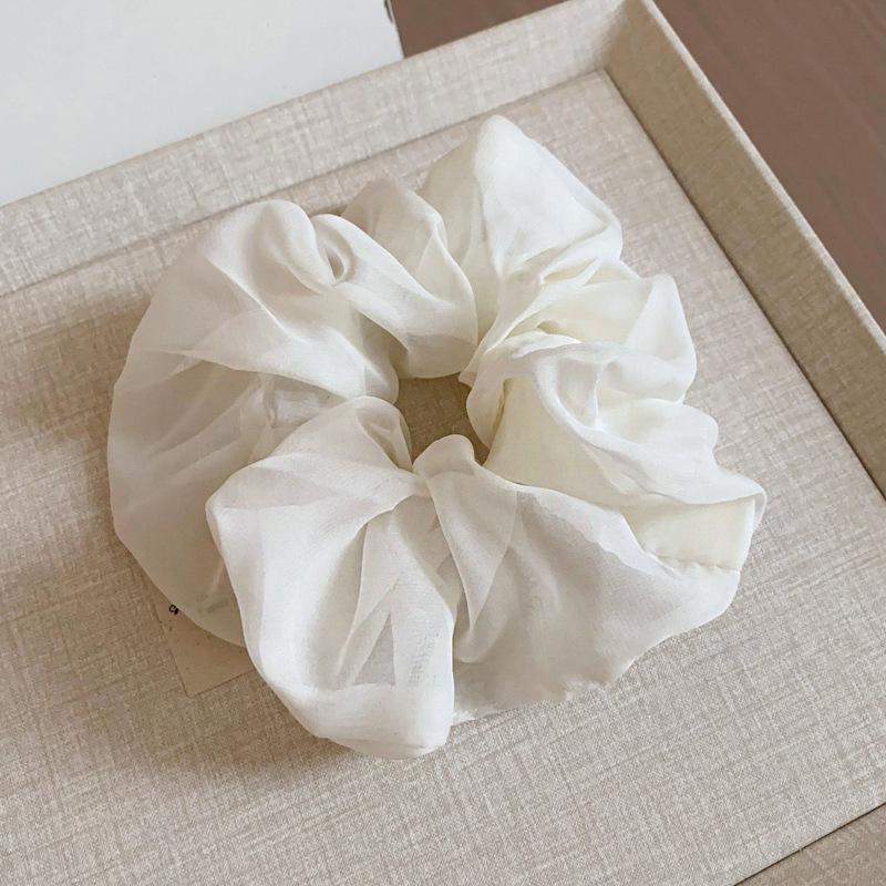 

Однотонные сетчатые резинки для волос из пряжи, эластичные резинки для волос, веревки для женщин и девочек, высокие хвосты, модные аксессуары для девочек, повседневные головные уборы