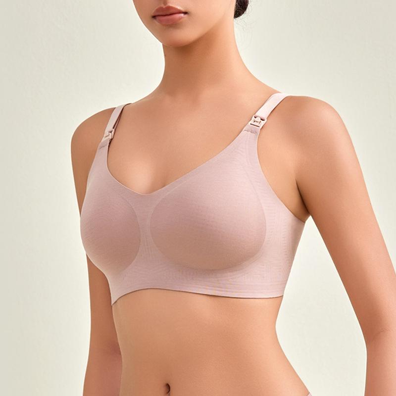 Breathable Seamless Anti-Engorgement Nursing Bra