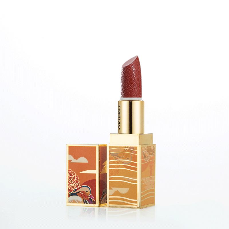 

AVierll Moisturizing Matte Velvet Lipstick - Chinese Style, Non-fading, Colorless Balm
