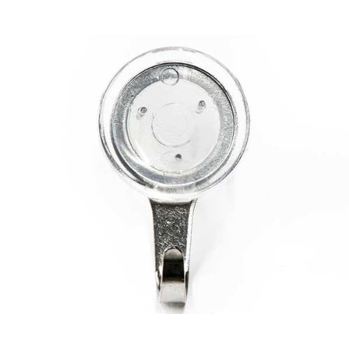 Daiichi Steel Industry (Markey) Three-Pin Hooks for Drywall, Plywood, and Wood, Clear, Pack of 2, Weight Capacity: 7kg