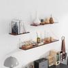 40 X 15cm Wall Mounted Floating Shelf Transparent Acrylic Bookshelf Display Rack for Living Room