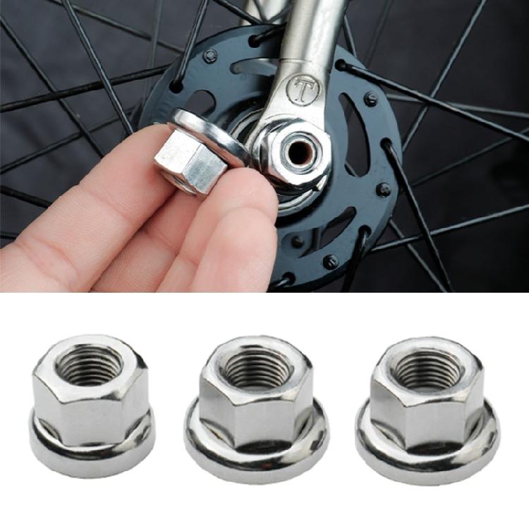 Track Nut Sizes Metric9/10/3/8-26tpi For Dead-flying Front/rear Hubs Bike Part
