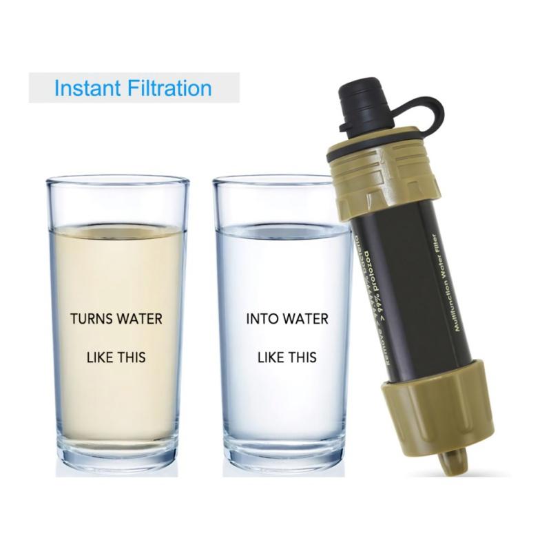 

Water Filter Straw For Backpacking And Camping Water Purifier Outdoor Hiking Emergency