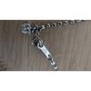 Used Justin Davis Hollow Skull Necklace Silver 925