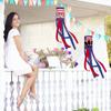 American Flag Windsock For Independence Day,Decorations Outdoor Hanging Stars Stripes USA Flags Patriotic Decor