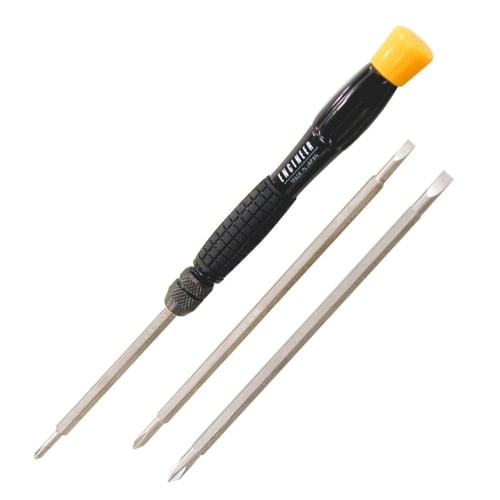 ENGINEER DK-13 Interchangeable Precision Screwdriver, +00/+0(3)/+0(3.8)