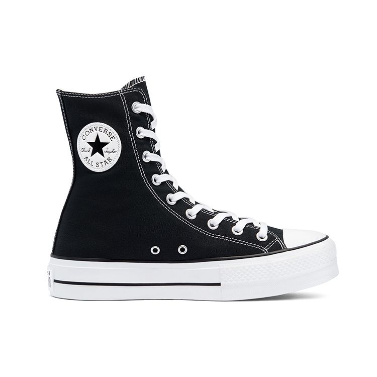 Converse Chuck Taylor All Star Lift High Black White Unisex Sneakers 170522C