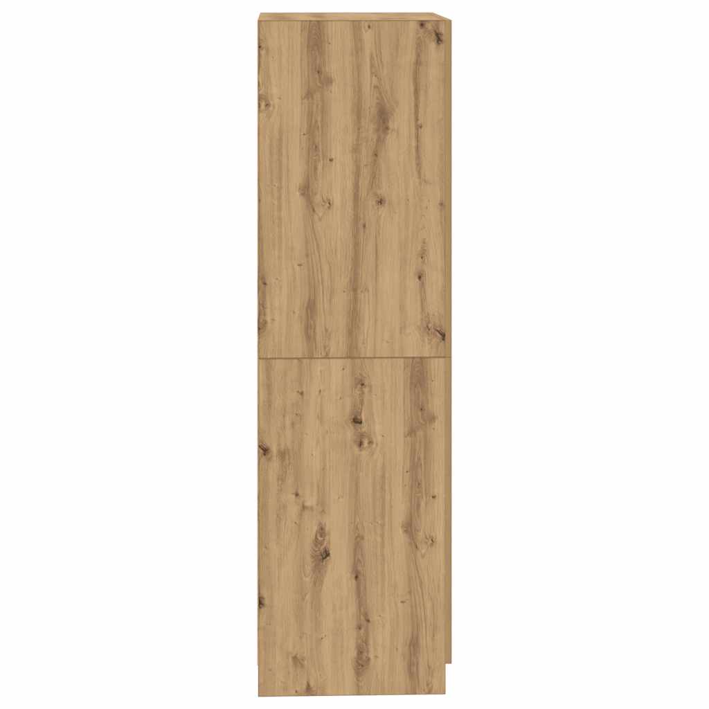 Kleiderschrank, Artisan-Eiche, 80x52x180 cm, Holzwerkstoff