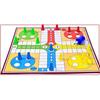 Ludo Board Game - Classic Family Fun for 2-4 Players, Fold-Up Portable, Ages 6+, Perfect Xmas Gift