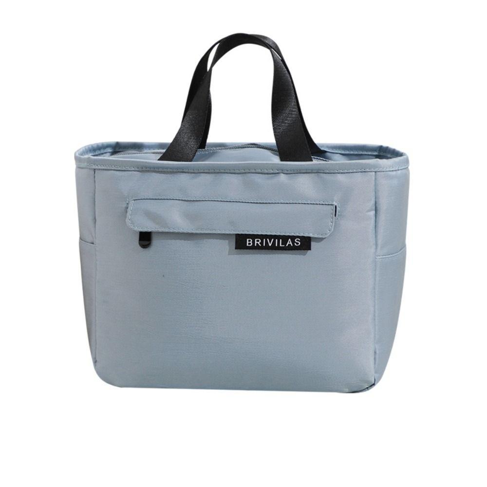 Large Capacity Picnic Bag Oxford Cloth Meal Bag Colorful Insulated Bag  Women