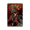 Vintage Slayer Heavy Metal Album Poster Metal Tin Sign Plaque Nordic Wall Art Plates for Home Room Decor Gifts for Boy