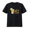 It S Shot O Clock Alcohol Tequila Lime Party Mens T Shirt White Vintage Washed Graphic Breathable Casual Stylish Versatile