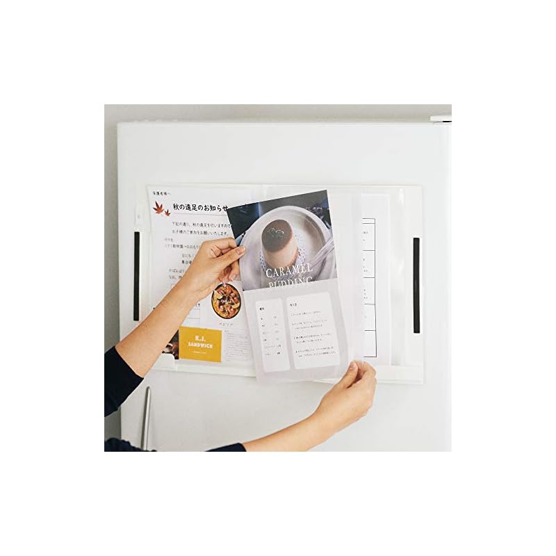 King Jim Living Room Storage Hal File Standard Suction Cup A4 Modified White KSP5011-W