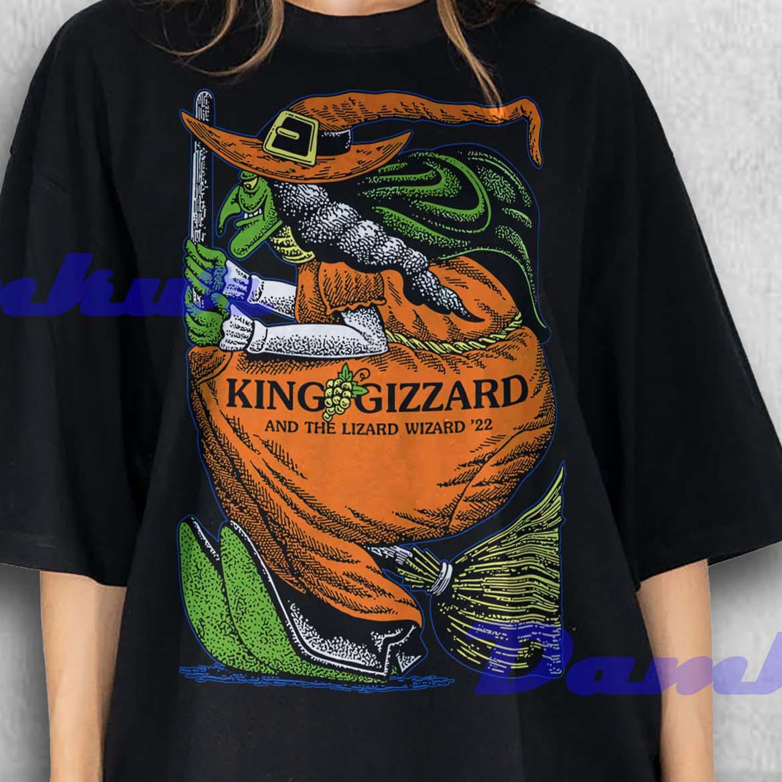 King Gizzard and The Lizard Wizard Shirt, King Gizzard and The Lizard Wizard Fan Tshirt, King Gizzard and The Lizard Wizard Retro Tees S