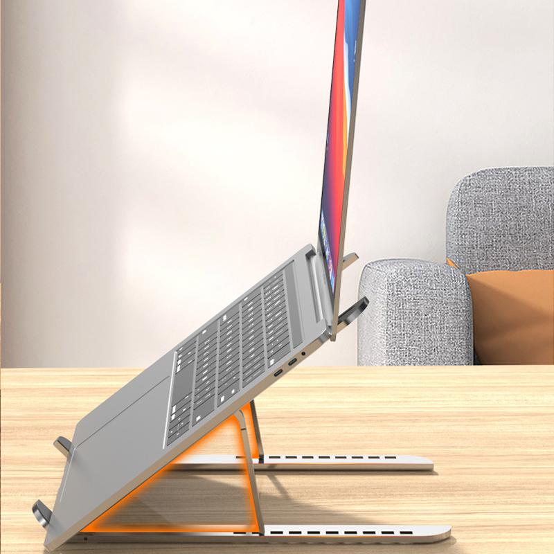 Ten Speed Adjustable  Laptop Stand, Folding Heat Dissipation and Height Increase Stand, Portable stand,Desktop Rise