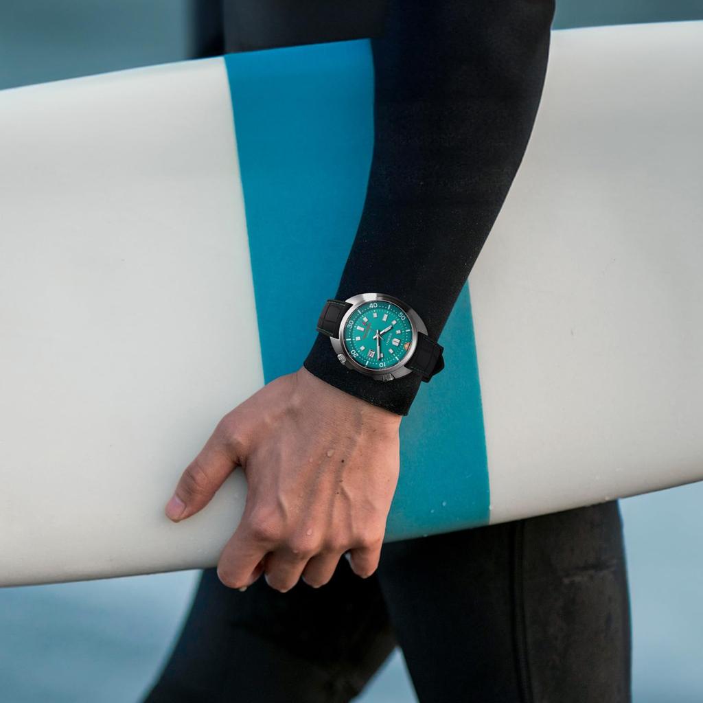 BERNY Manual și Automată 200m Rezistentă la Apă Scufundare Safir Acoperit AR Cauciuc Fluoros Fashion Cadou de Ziua de Naștere Ceas pentru Bărbați, Întoarcere, Ceas, Cristal,