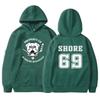 Abbigliamento Donna Shoresy69 Sudbury Blueberry Bulldogs Felpa Streetwear Pullover con Cappuccio Manica Lunga Invernale Morbida Felpa con Cappuccio Grafica