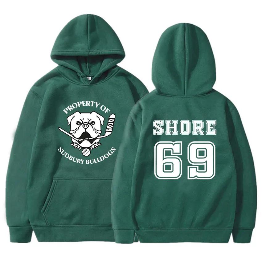 Abbigliamento Donna Shoresy69 Sudbury Blueberry Bulldogs Felpa Streetwear Pullover con Cappuccio Manica Lunga Invernale Morbida Felpa con Cappuccio Grafica
