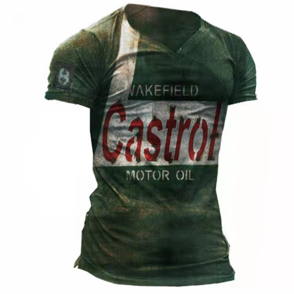 Summer Men's T Shirt 3D Printed American Top Short Sleeve Quick Dry Vintage T Shirt Men's O Neck Pullover Oversized Sportswear