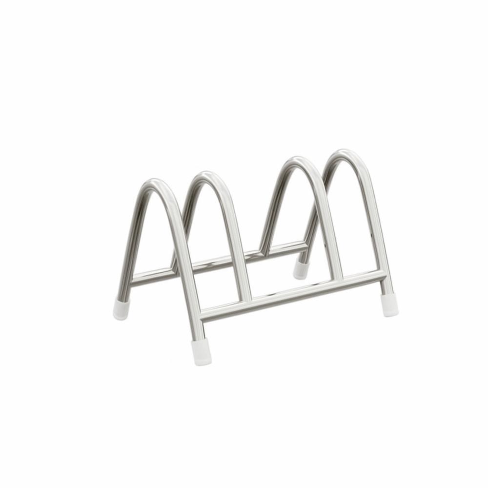 Vertical Pot Lid Holder Rustproof Cutting Board Holder Pot Lid Storage Rack  Kitchen