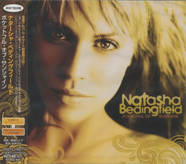 CD NATASHA BEDINGFIELD Pocketful Of Sunshine BVCP21607 BMG 2008 Japan ObiRock Used