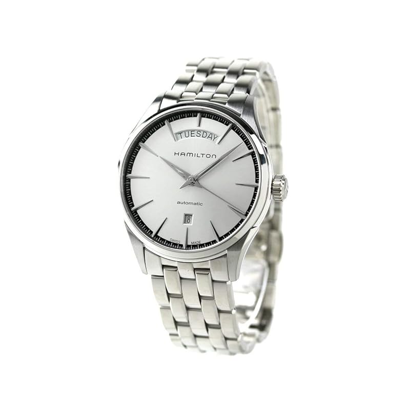

[Hamilton] Jazzmaster jazz master Day Date silver dial stainless steel sapphire glass automatic winding 42MM Switzerland Watch clock watch brand