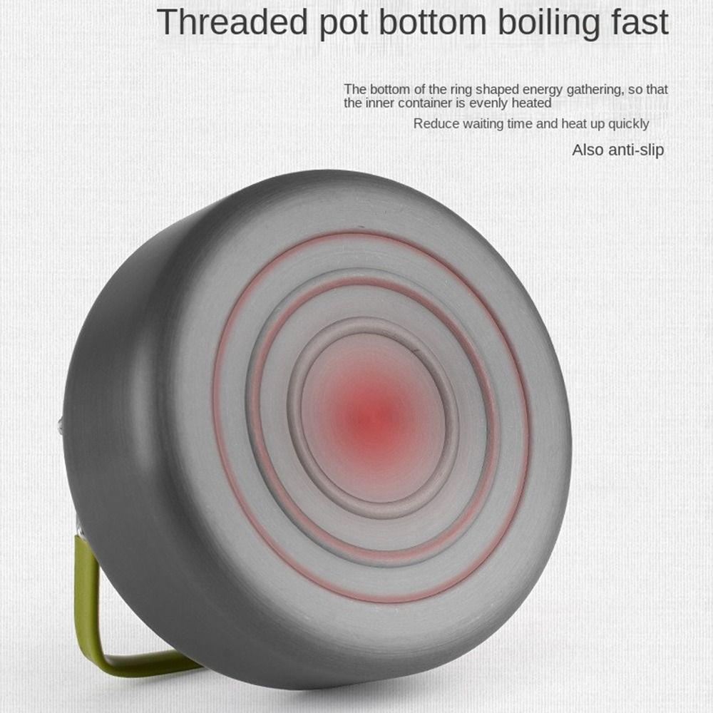 Anti-scalding Handle Camping Coffee Kettle Aluminum Zinc Zinc Alloy Water Boilers  Tableware