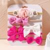 5Pcs/lot Baby Elastic Nylon Headband Newborn Sweet Flower Lace Bow Hair Bands for Babe Infant Toddler Soft Girl Hair Accessories