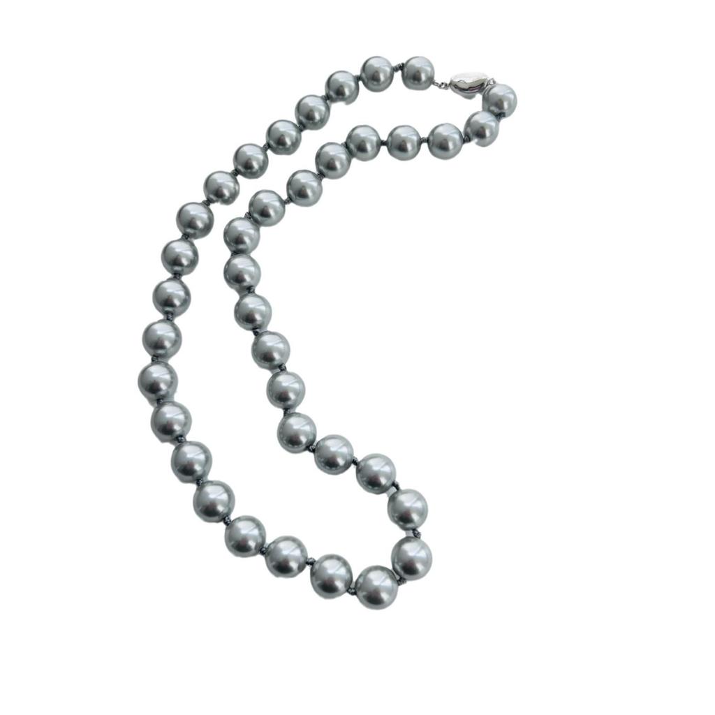 2024 Luxury Australian South Sea Pearl Necklace - Versatile Knotted Clavicle Chain for Women