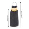 30Pcs/Set Real Human Hair Hair Color Rings Chart Ring Hair Dyeing Sample  Salon Tools