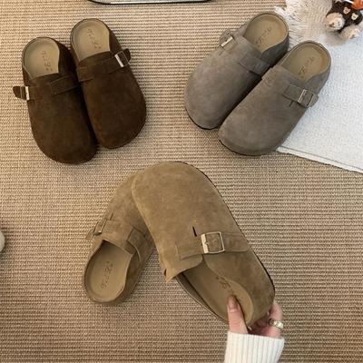 Módna Chôdza Pohodlná Ležérna Baotou Poltopánky Mokasíny Dámska Móda Slingback Slip On Mula Pre Ženy Platforma Nový Dizajn 2024 Komfort