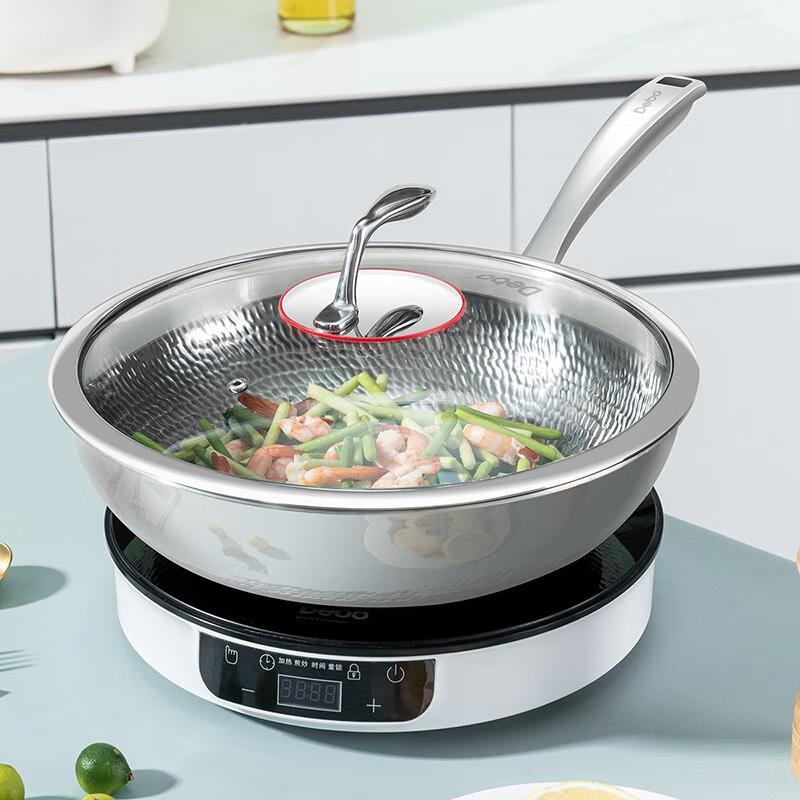 

Debo 32cm Multi-Purpose Stainless Steel Wok
