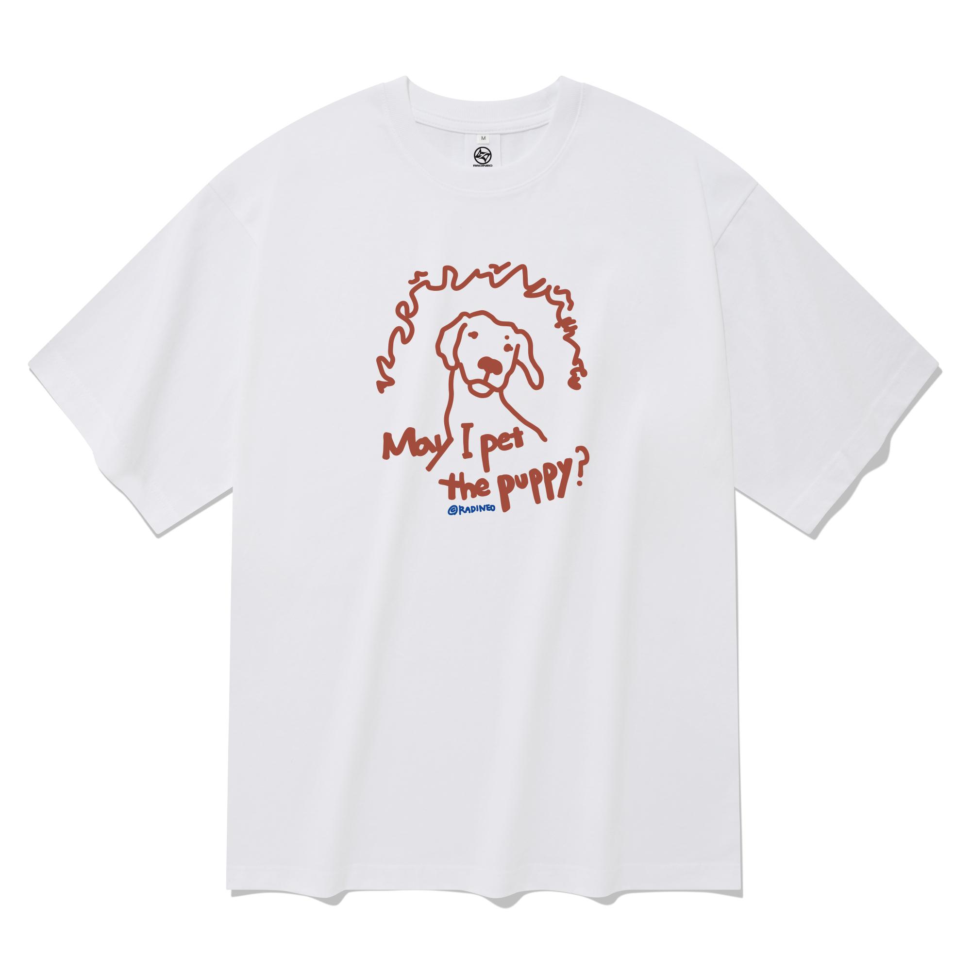 Radineo Puppy Short Sleeve T-Shirt White White (White)/S