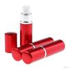 0ml Empty Mini Glass Bottle with Pump Small Container Refillable for Cosmetics, Mixes, Samples