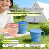 Lightweight Silicone Foldable Cup Silicone Telescopic Cup Travel Collapsible Cup  Camping
