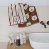 LINE FRIENDS x Songwol Brown Basic Towel 2-Piece Set (Brown, Ivory)