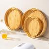 Large Capacity Fruit Food Storage Plate Round Bread Pallet Dinner Plate Fast Food Tray  Restaurant