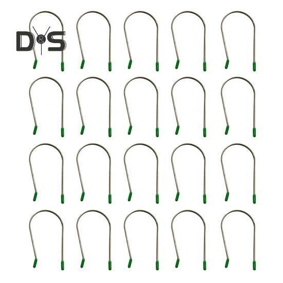 20Pcs Hot Roller Clips Hot Curler U-shaped Clip Replacement Kit Heated Roller Securing Pins Fits All Sized Rollers Curlers