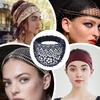 Fashionable Wide Lace Headband Anti-Slip Design Stylish Wide Embroidered Border Women's Knitted Hair Accessories Elegant Style