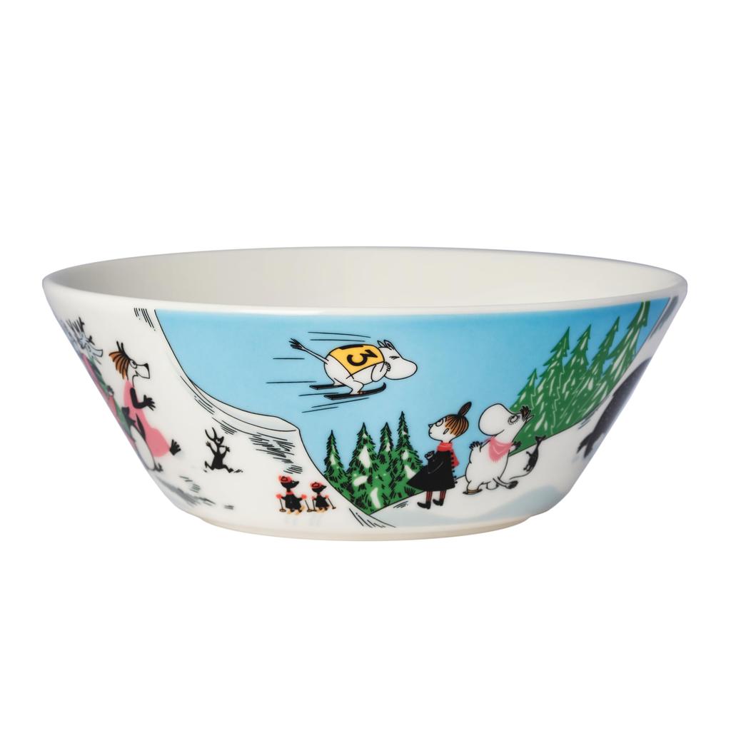 Moomin Arabia 15cm Ski Jumping 2024 Winter Moomin Tableware Arabia 1073521 [Officially Imported] (MOOMIN ARABIA)