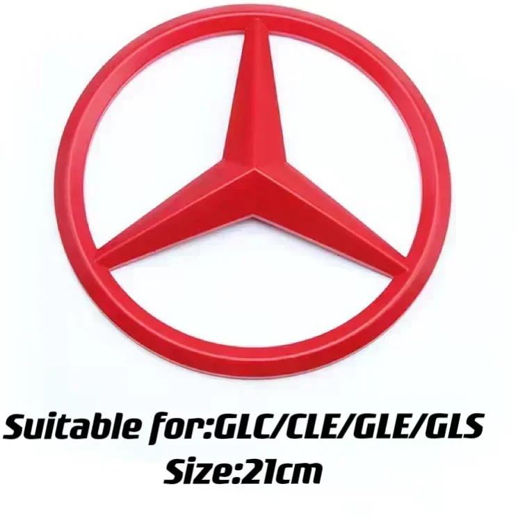 

Car Sticker New 2025 For Mercedes Benz 1Pcs ABS Car Front Grille Badge Decal Cover Emblem for Mercedes Benz W204 W205 W210 W211